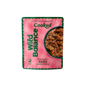 Comida Cocinada de Pato con verduras para perros